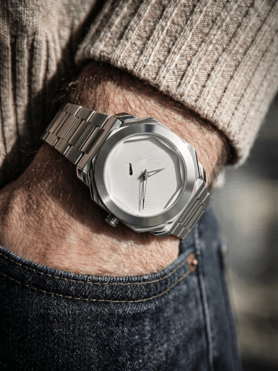 Veltrix Orbit – Premium Stainless Steel Quartz Watch - BlackBole
