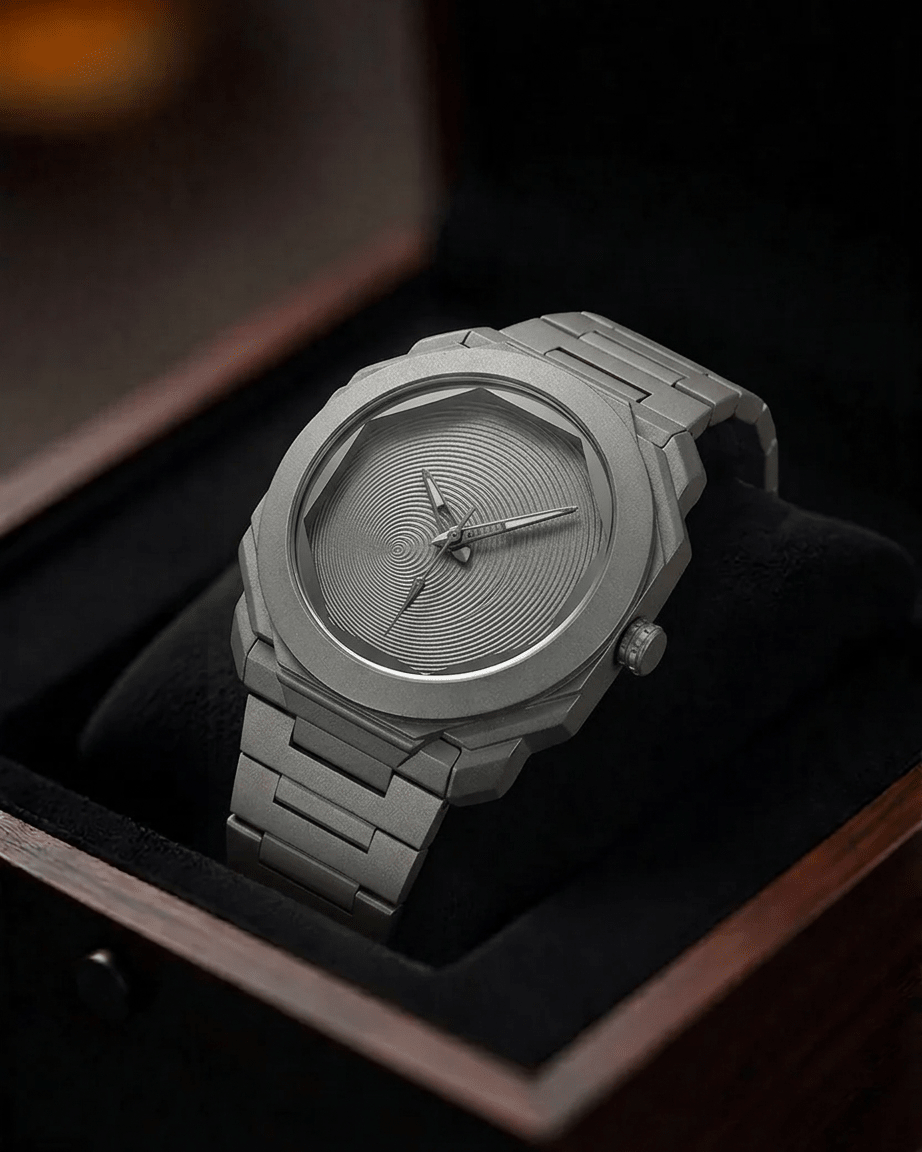 Veltrix Orbit – Premium Stainless Steel Quartz Watch - BlackBole
