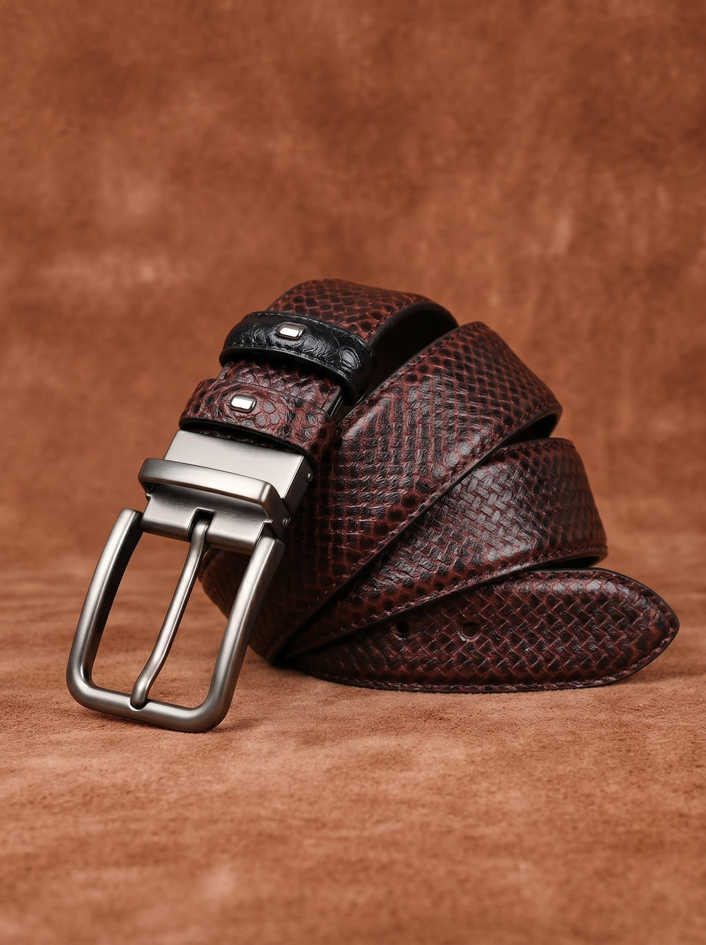 Vincero Duo Leather Belt - BB0785 - BlackBole