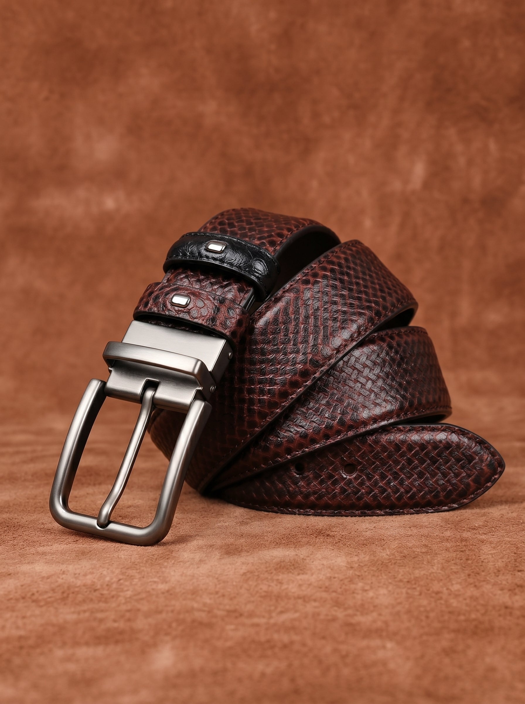 Vincero Duo Leather Belt - BB0785 - BlackBole